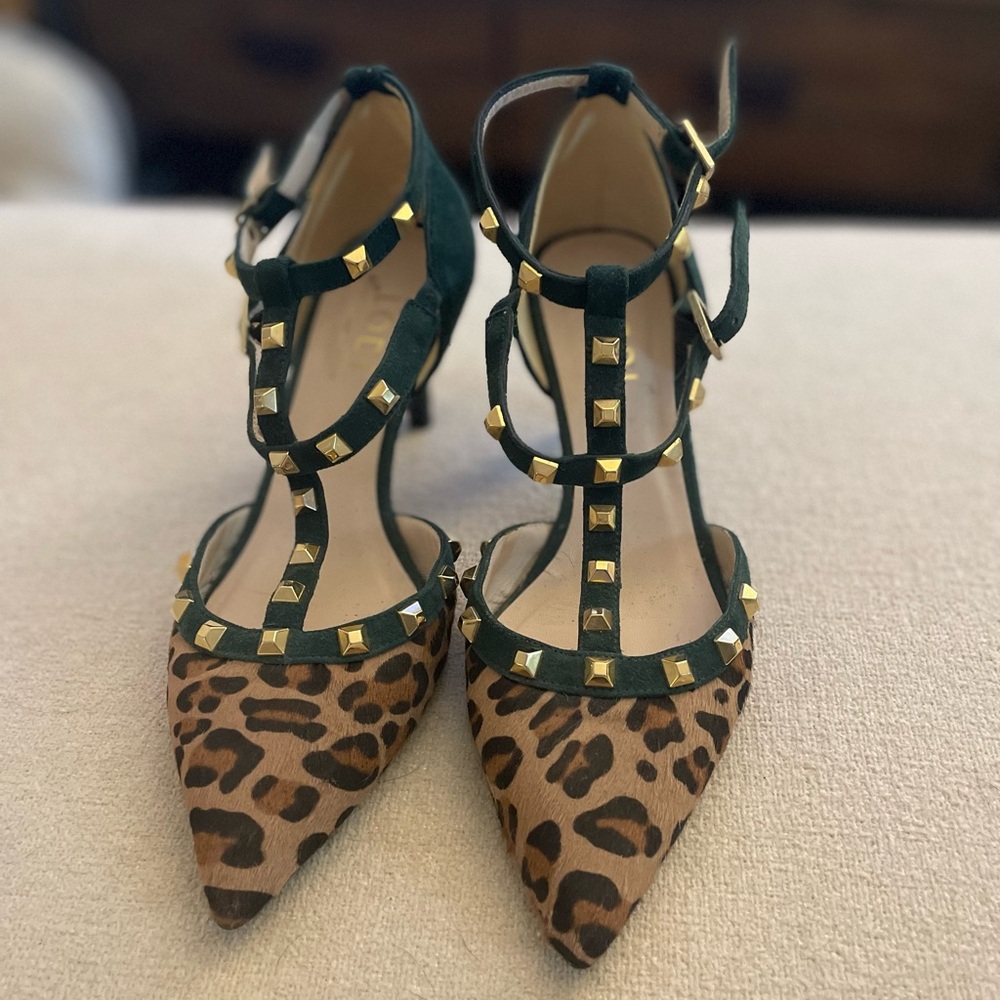 LODI 3” Heels, Leopard Print Size 37 (6.5)